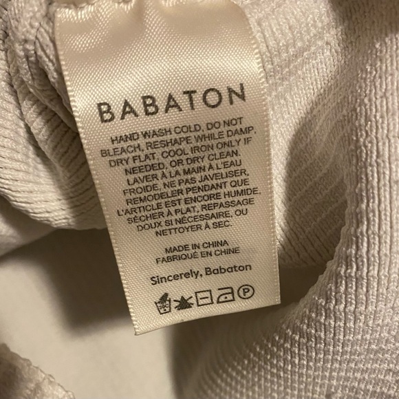 Babaton Cream Ribbed Knit Tank Top - Picture 4 of 5